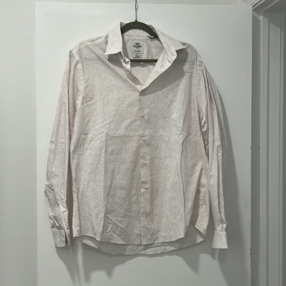 Men’s Ben Sherman long sleeve button down shirt size 15.5. 34/35 all stretch